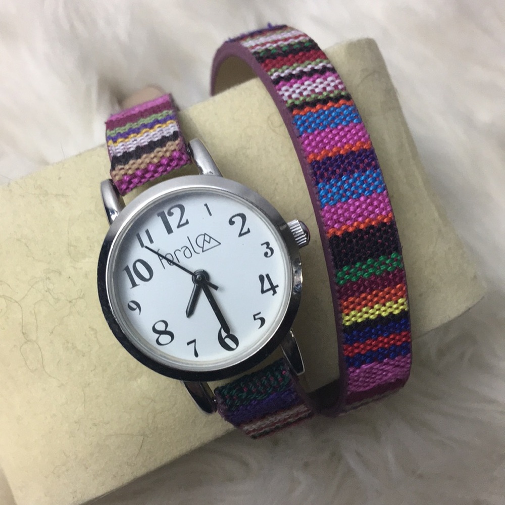 Ladies Feral Mexican blanket watch